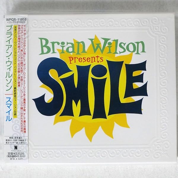 ブライアン・ウィルソン 2005年「SMILE」ジャパンツアーTシャツ M ブライアン・ウィルソン 2005年「SMILE」ジャパンツアーTシャツ